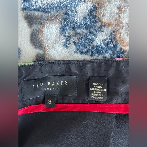Ted Baker Bevly Oracle Floral-Jacquard Skirt size M - Picture 9 of 15